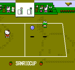 Sanrio Cup - Pon Pon Volley (Japan) In game screenshot